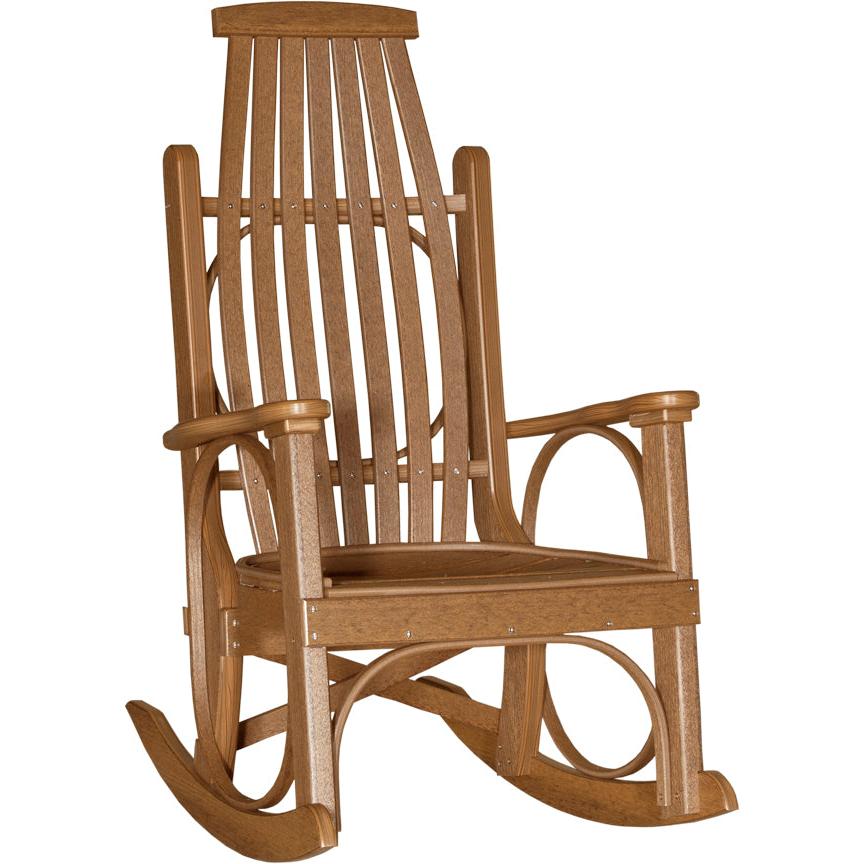 LuxCraft Grandpa's Rocker Poly Lumber Rocking Chair