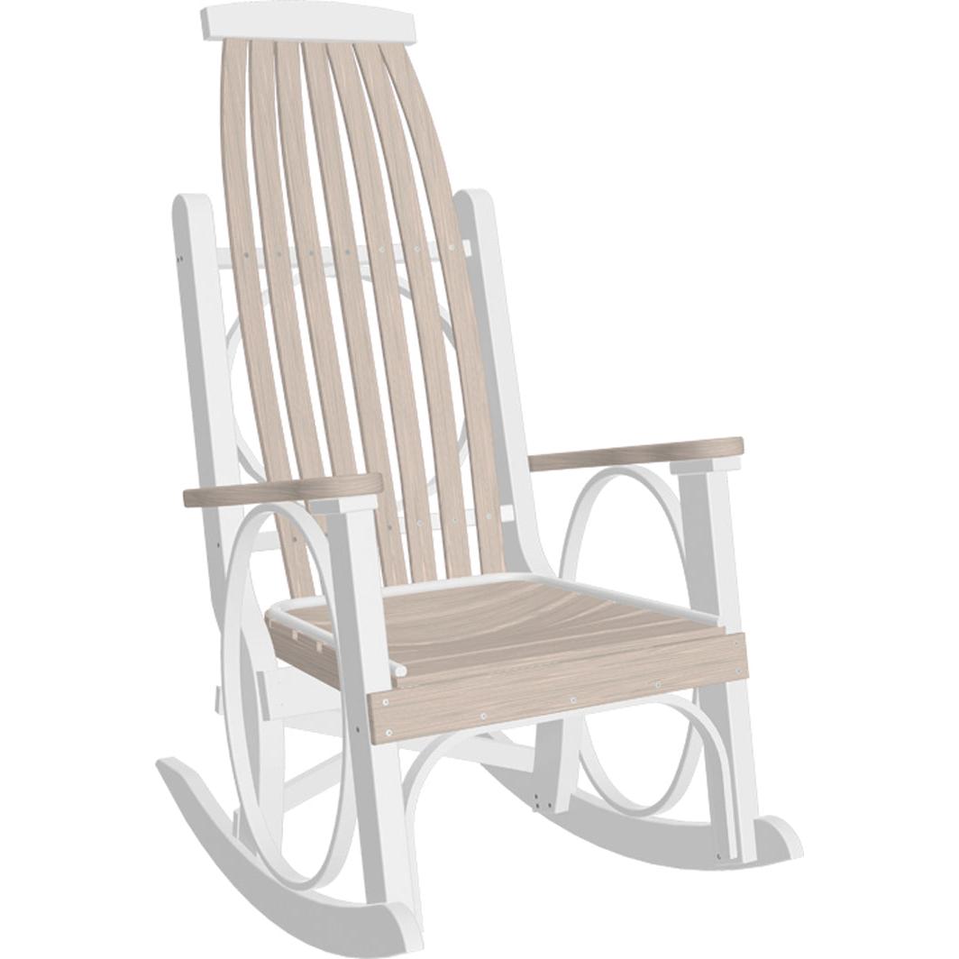 LuxCraft Grandpa's Rocker Poly Lumber Rocking Chair