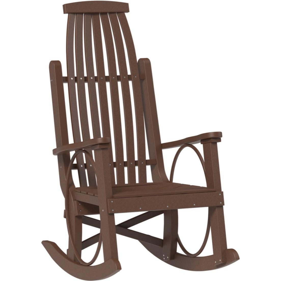 LuxCraft Grandpa's Rocker Poly Lumber Rocking Chair