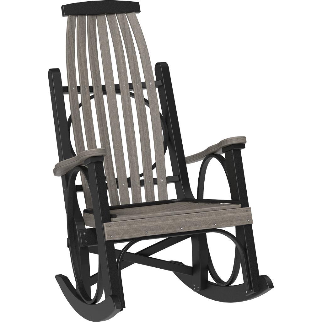LuxCraft Grandpa's Rocker Poly Lumber Rocking Chair
