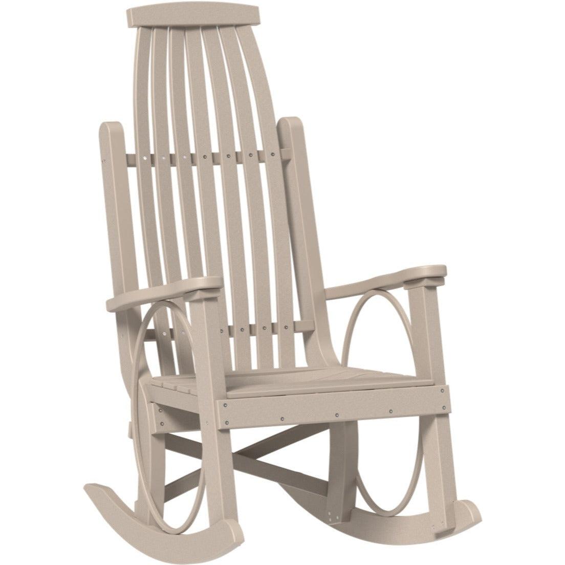 LuxCraft Grandpa's Rocker Poly Lumber Rocking Chair