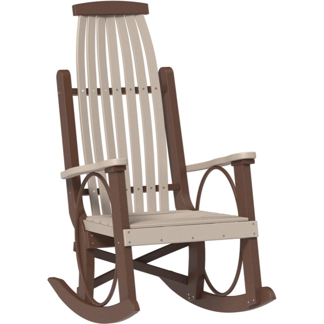 LuxCraft Grandpa's Rocker Poly Lumber Rocking Chair