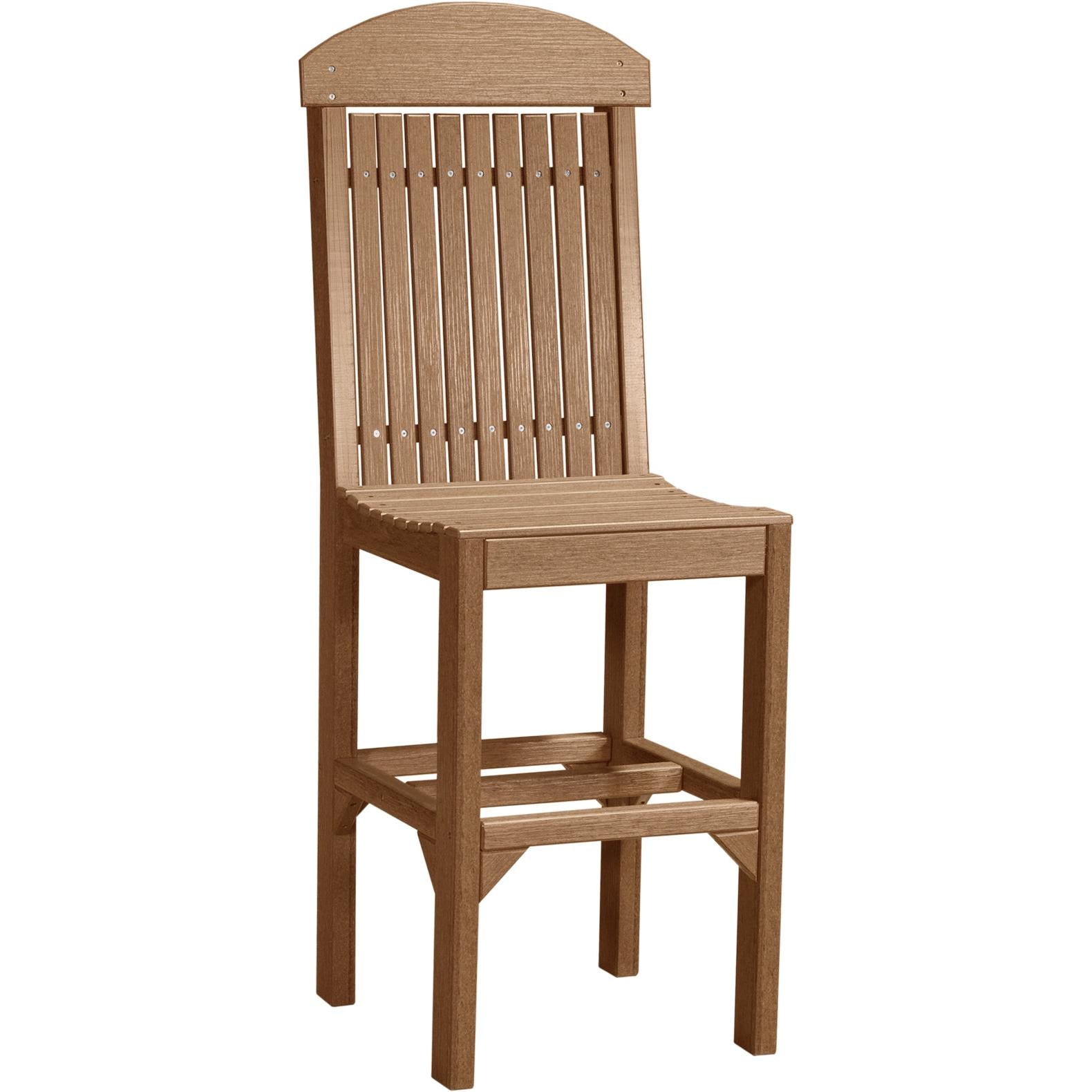 LuxCraft Classic Bar Height Side Chair