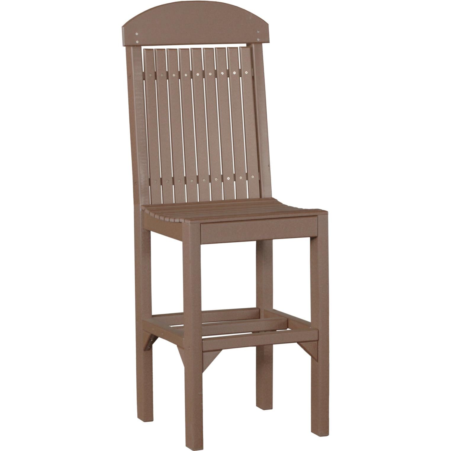 LuxCraft Classic Bar Height Side Chair