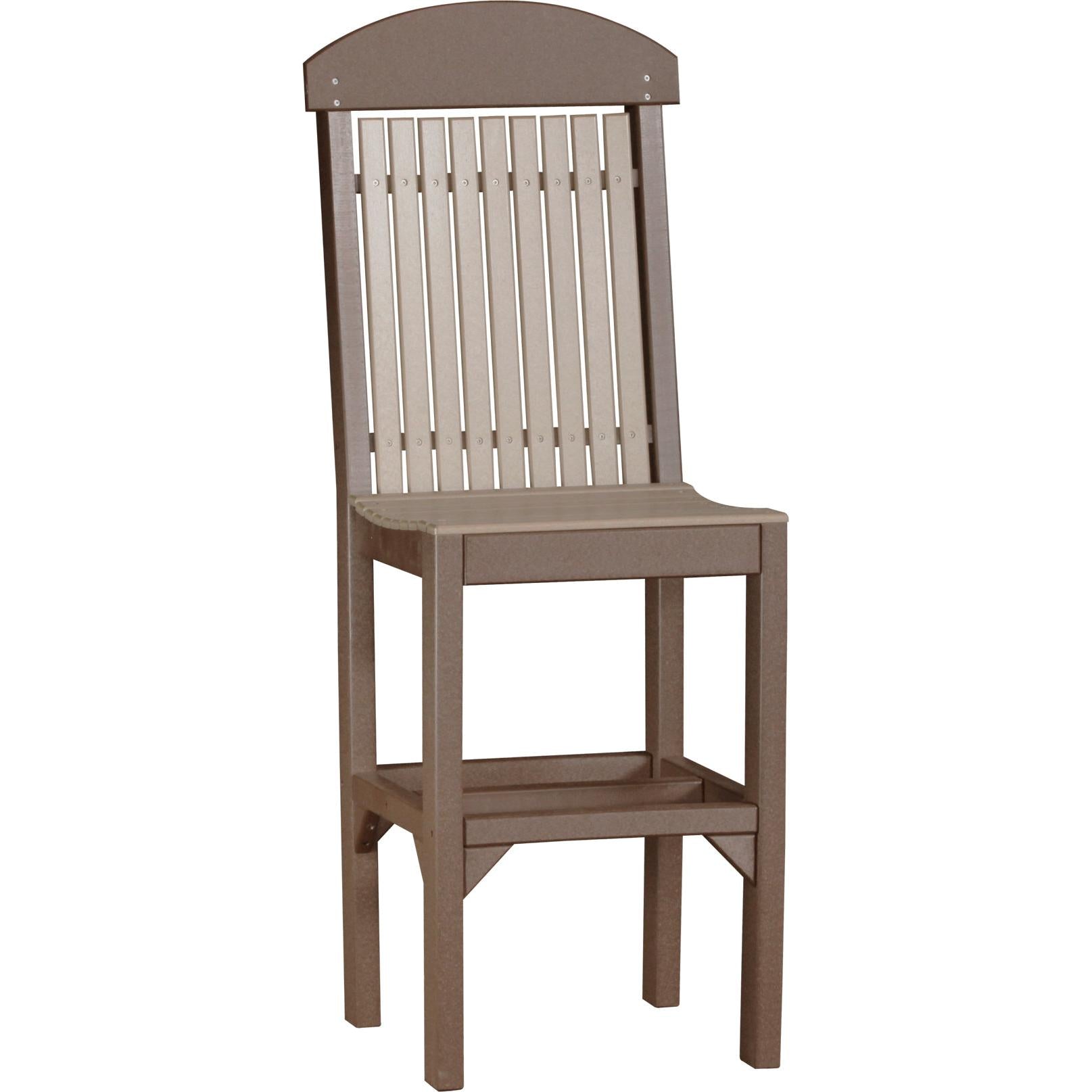 LuxCraft Classic Bar Height Side Chair