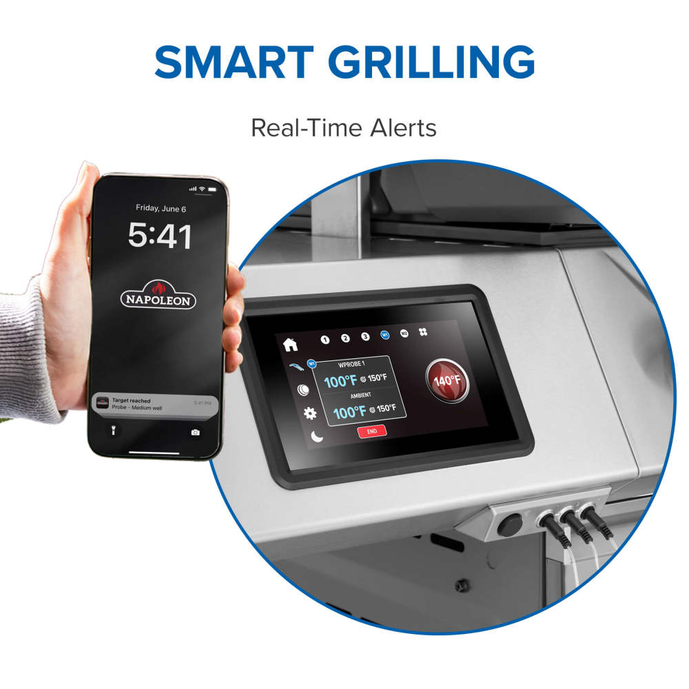 Napoleon Prestige PRO 500 Natural Gas Grill with Smart Technology PRO500VXRSIBNSS