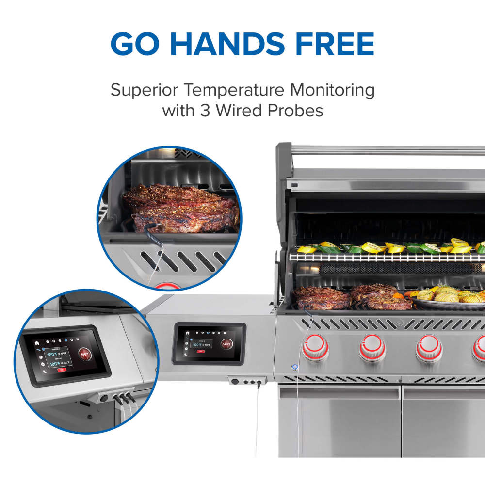 Napoleon Prestige PRO 500 Natural Gas Grill with Smart Technology PRO500VXRSIBNSS
