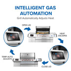 Napoleon Prestige PRO 665 Elite Natural Gas Grill with Smart Technology PRO665VXRSIBNSS