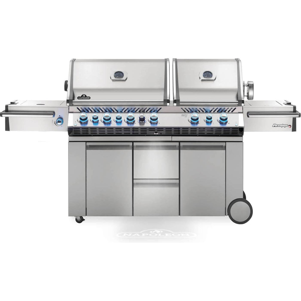 Napoleon Classic Prestige PRO 825 Natural Gas Grill with Power Side Burner PRO825RSBINSS-3