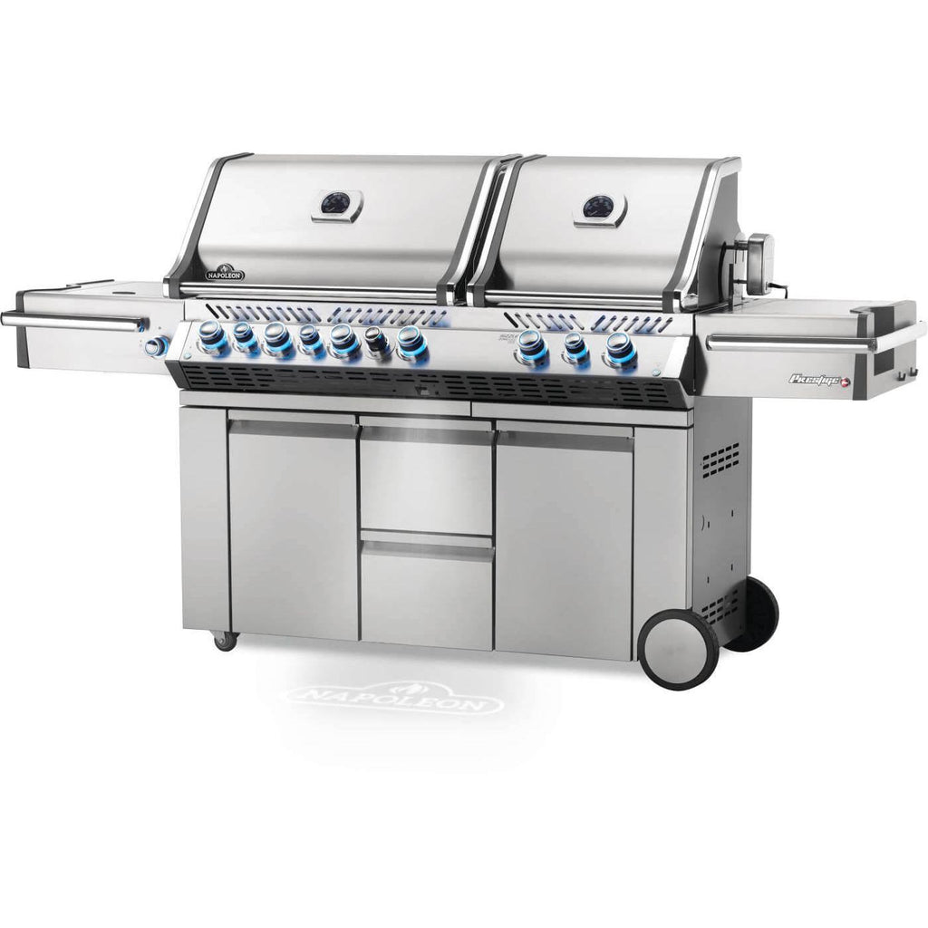 Napoleon Classic Prestige PRO 825 Natural Gas Grill with Power Side Burner PRO825RSBINSS-3