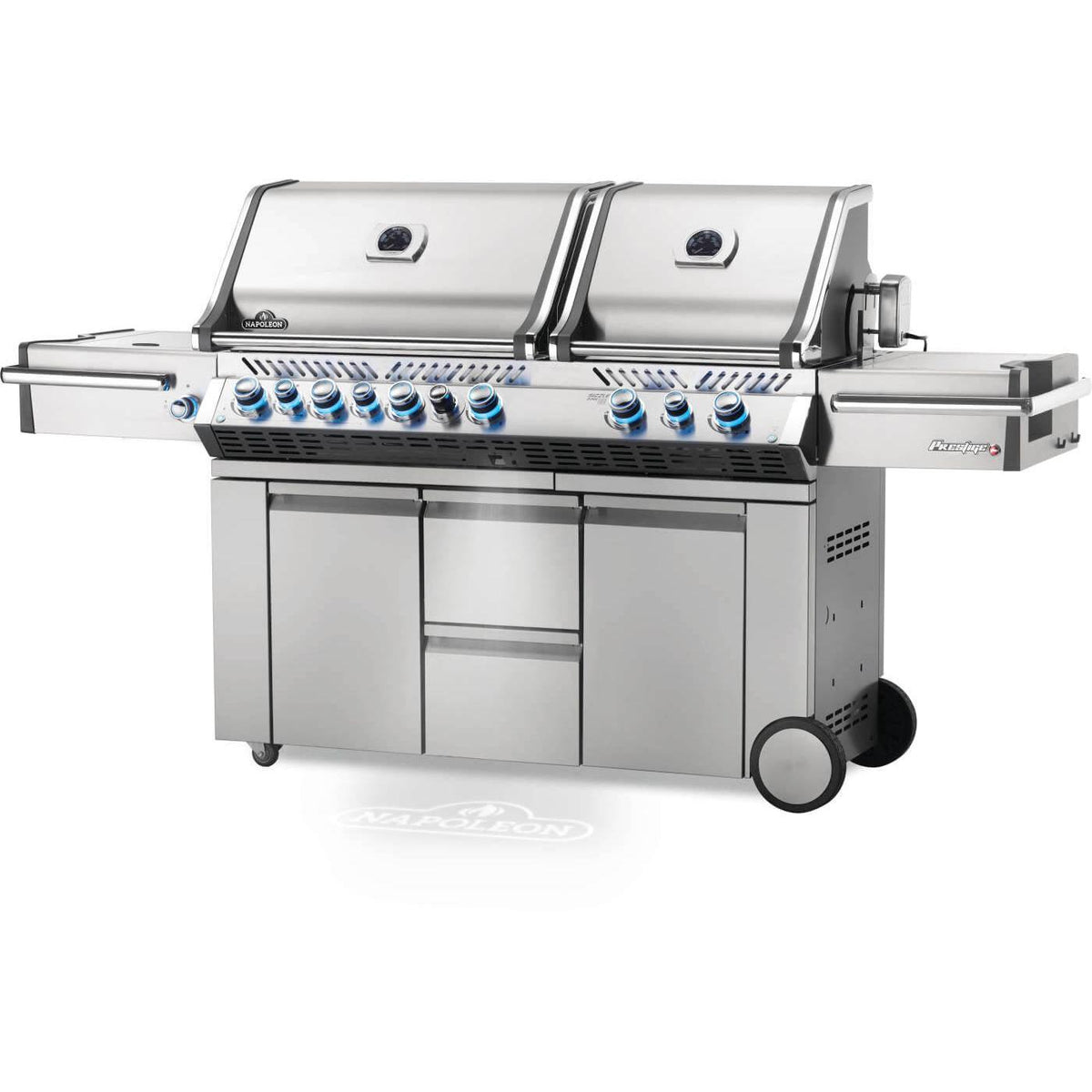 Napoleon Classic Prestige PRO 825 Natural Gas Grill with Power Side Burner PRO825RSBINSS-3