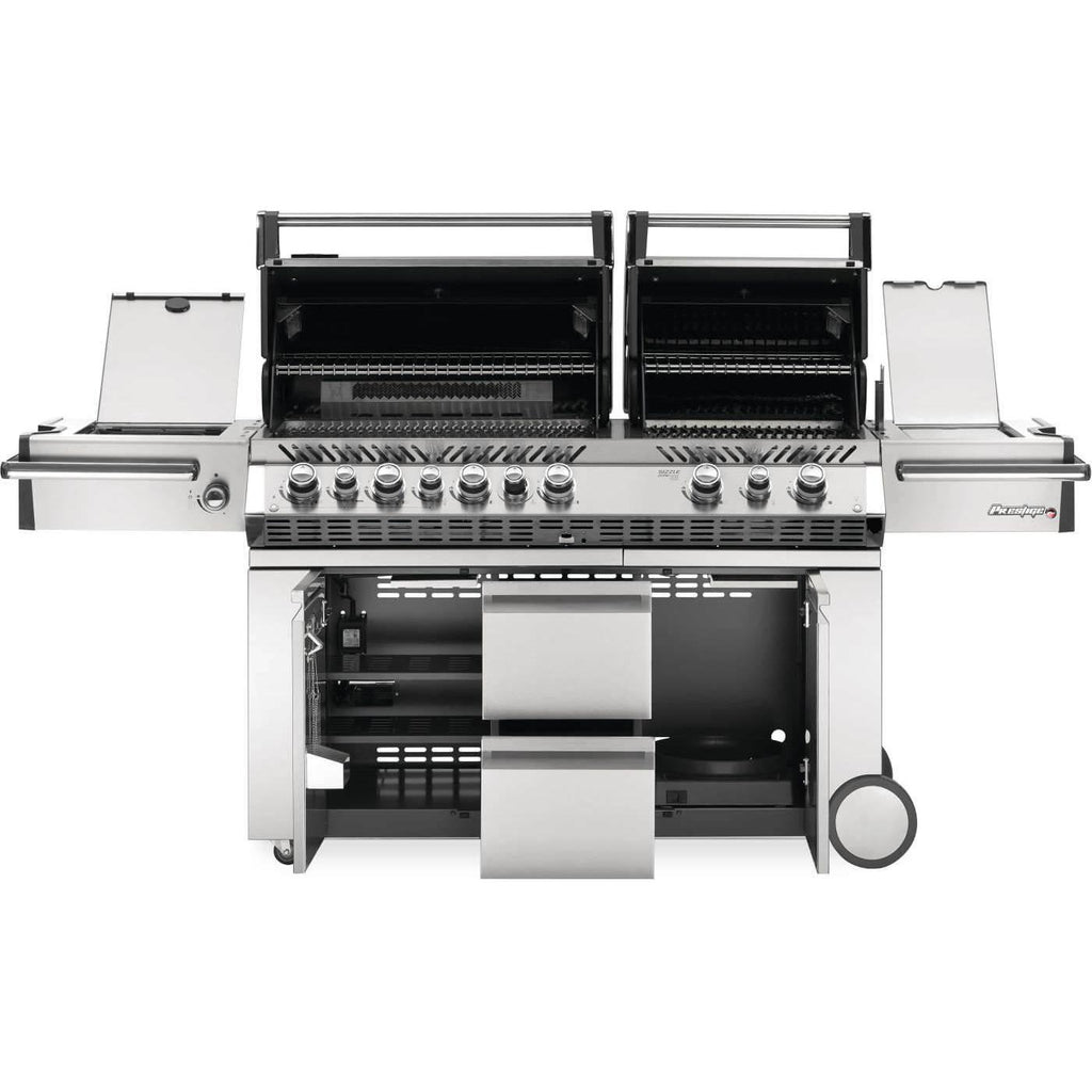 Napoleon Classic Prestige PRO 825 Natural Gas Grill with Power Side Burner PRO825RSBINSS-3