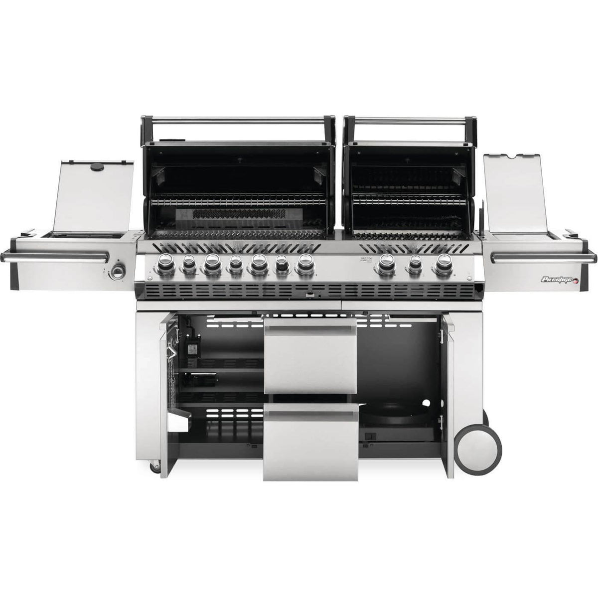 Napoleon Classic Prestige PRO 825 Natural Gas Grill with Power Side Burner PRO825RSBINSS-3