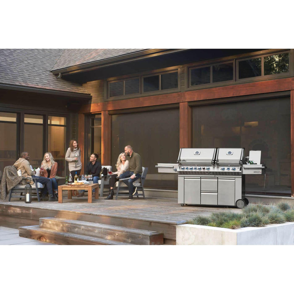 Napoleon Classic Prestige PRO 825 Natural Gas Grill with Power Side Burner PRO825RSBINSS-3