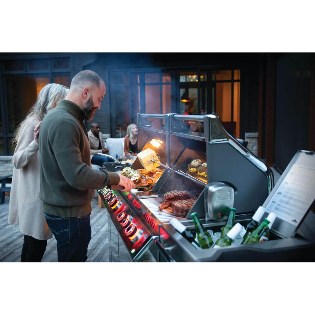 Napoleon Classic Prestige PRO 825 Natural Gas Grill with Power Side Burner PRO825RSBINSS-3
