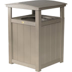 LuxCraft Trash Can (PTC) - PTCWW Poly Trash Can (Weatherwood)