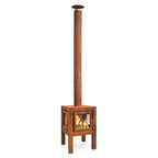 RB73 Quaruba L 3-Sided Outdoor Fireplace QUARUBA-L-3