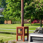 RB73 Quaruba L 3-Sided Outdoor Fireplace QUARUBA-L-3