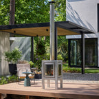 RB73 Quaruba L 4-Sided Outdoor Fireplace QUARUBA-L-4-SS