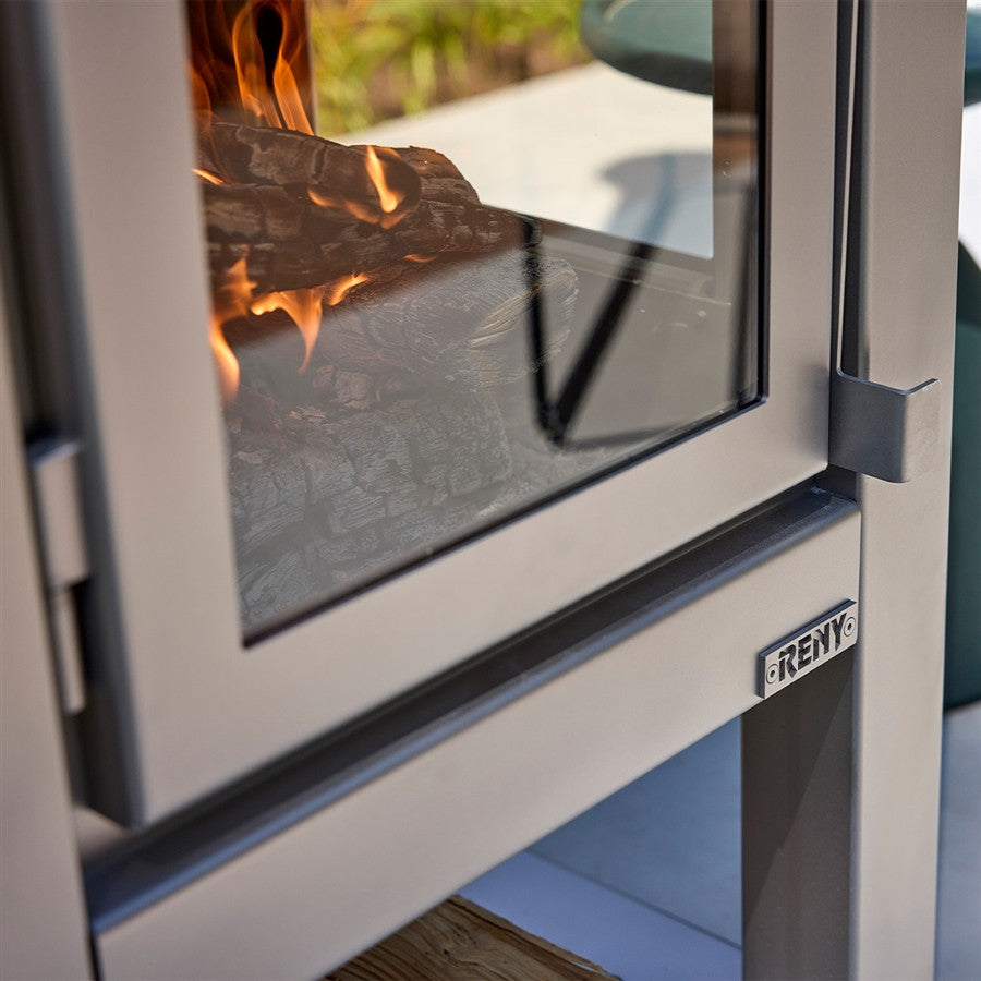 RB73 Quaruba L 4-Sided Outdoor Fireplace QUARUBA-L-4-SS