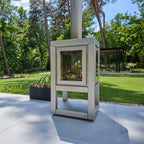 RB73 Quaruba L Outdoor Fireplace QUARUBA-L-4-SS