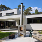 RB73 Quaruba L Outdoor Fireplace QUARUBA-L-4-SS