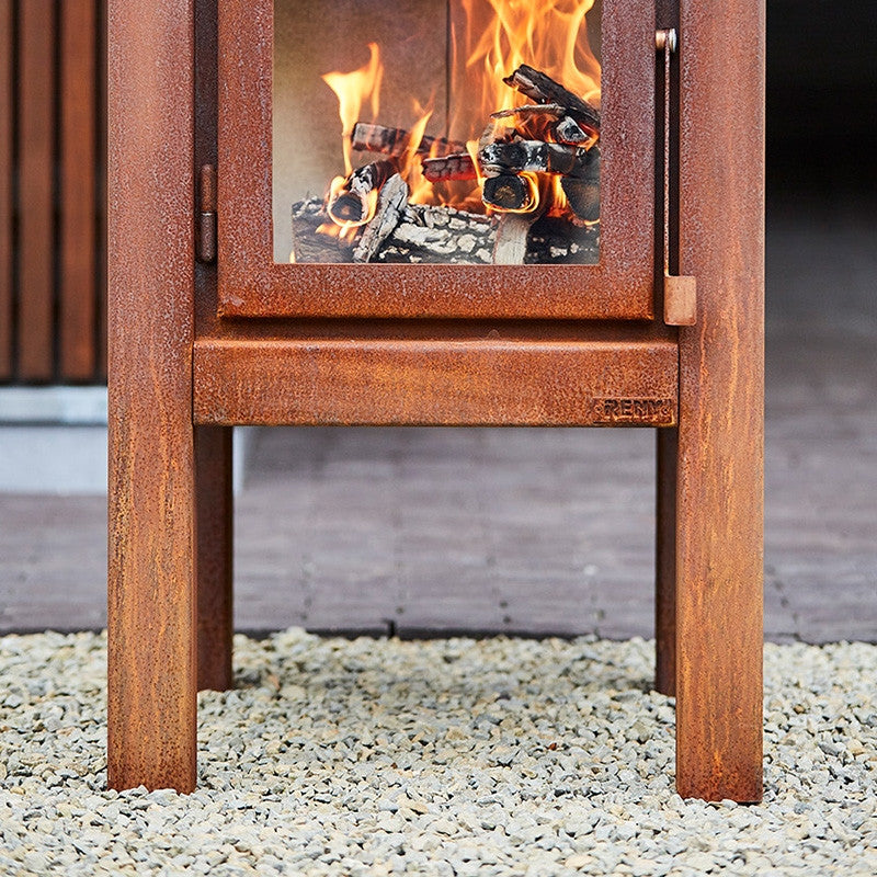 RB73 Quaruba XL 3-Sided Outdoor Fireplace QUARUBA-XL-3