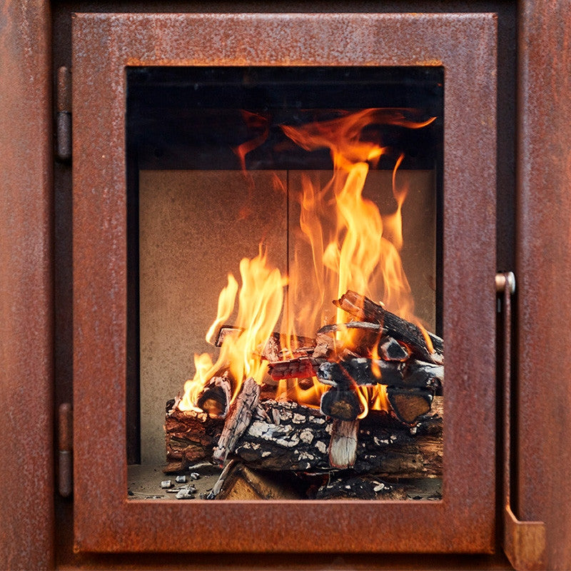RB73 Quaruba XL 3-Sided Outdoor Fireplace QUARUBA-XL-3