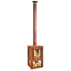 RB73 Quaruba XL Mobile 4-Sided Outdoor Fireplace QUARUBA-XL-4M