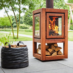 RB73 Quaruba XL Mobile 4-Sided Outdoor Fireplace QUARUBA-XL-4M
