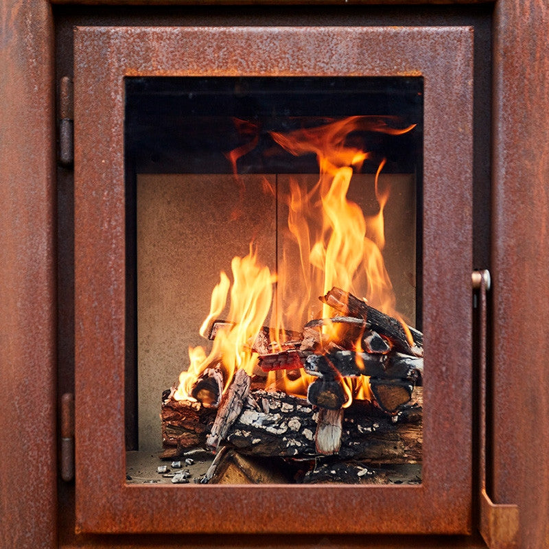 RB73 Quaruba XL Mobile 4-Sided Outdoor Fireplace QUARUBA-XL-4M