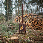RB73 Quaruba XXL 3-Sided Outdoor Fireplace QUARUBA-XXL-3