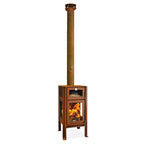 RB73 Quercus Wood Burning Outdoor Fireplace QUERCUS