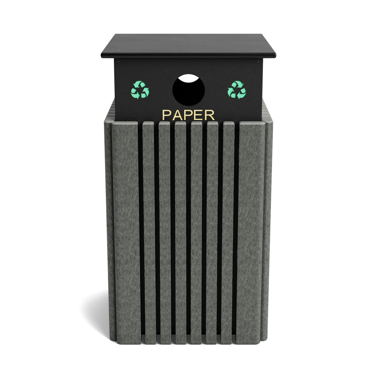 Polly Products Tall 40 Gallon Recycling Receptacles - R40C-Paper-CH-NEW-WEB.jpg