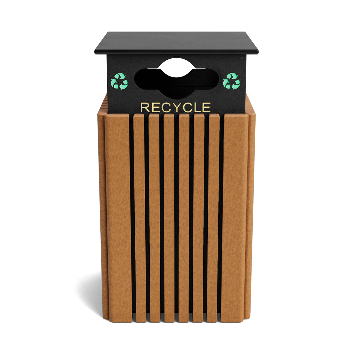 Polly Products Tall 40 Gallon Recycling Receptacles - R40C-Recycle-CD-NEW-WEB.jpg