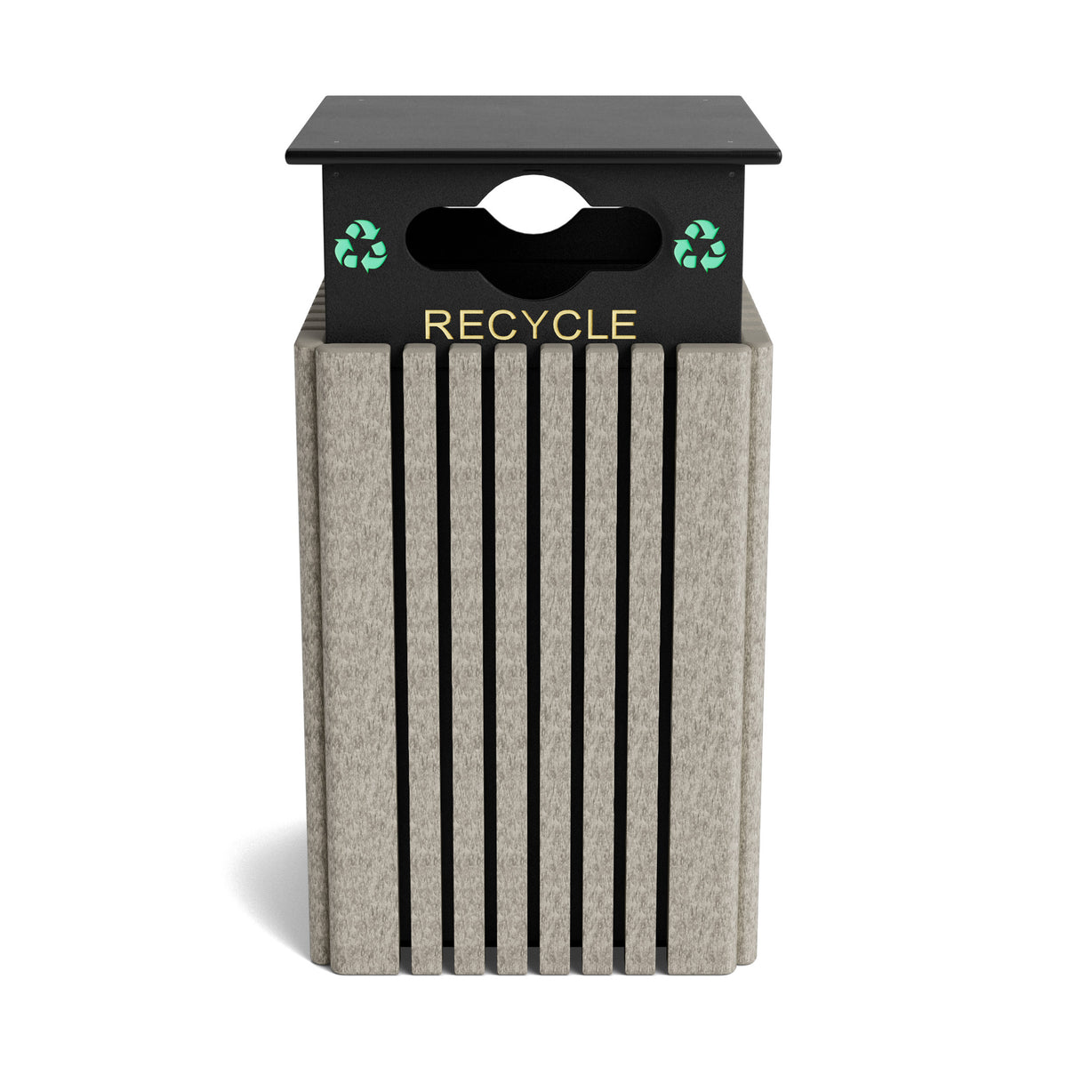 Polly Products Tall 40 Gallon Recycling Receptacles - R40C-Recycle-WW-NEW-WEB.jpg