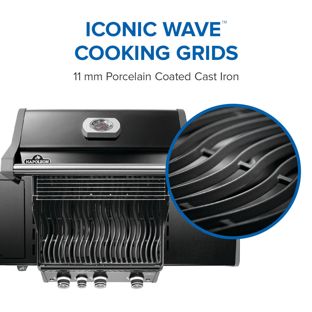 Napoleon Rogue PRO 425 SIB Grill with Infrared Side Burner RP425SIBNK-2