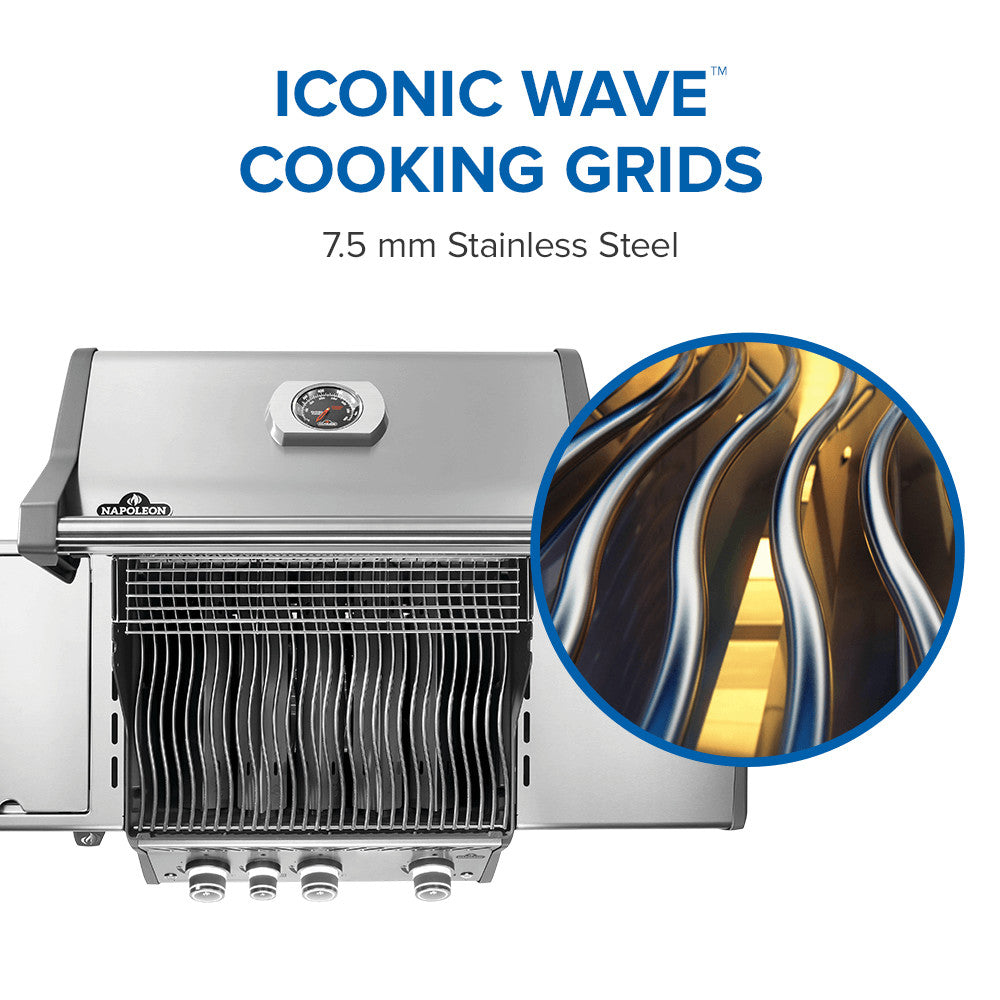 Napoleon Rogue PRO 425 SIB Natural Gas Grill with Infrared Side Burner RP425SIBNSS-2