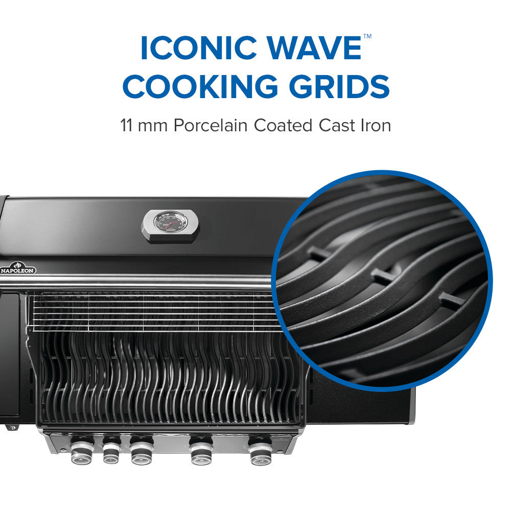 Napoleon Rogue PRO 525 SIB Natural Gas Grill with Infrared Side Burner RP525SIBNK-2