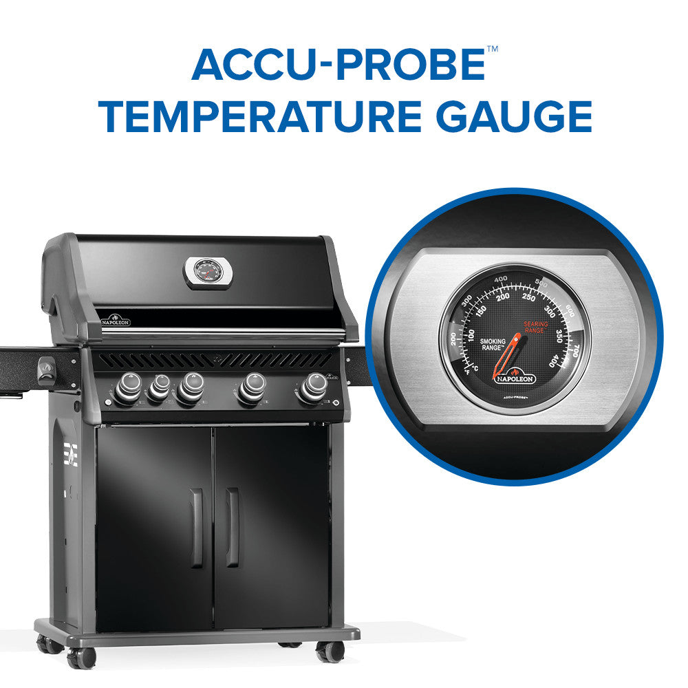 Napoleon Rogue PRO 525 SIB Natural Gas Grill with Infrared Side Burner RP525SIBNK-2