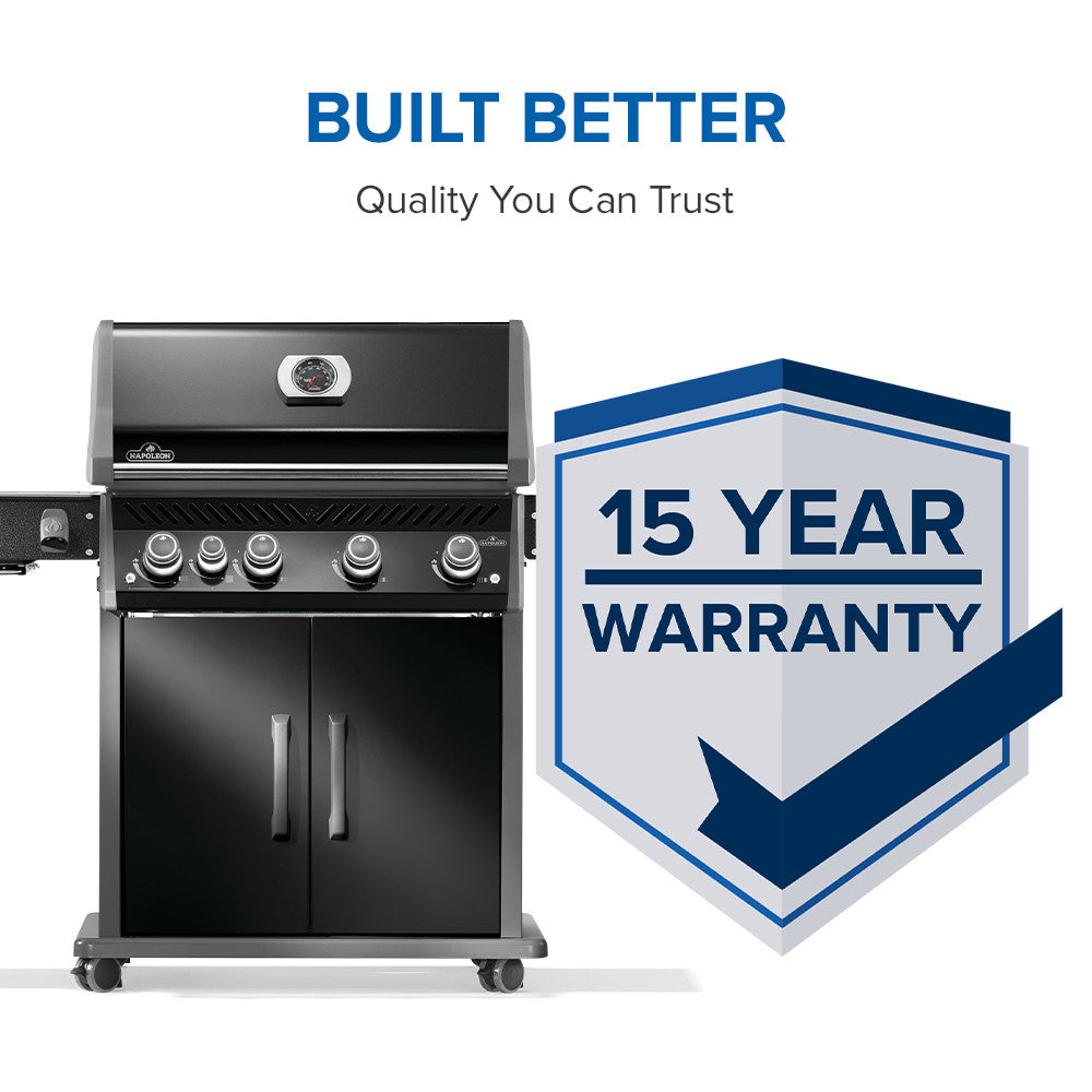 Napoleon Rogue PRO 525 SIB Natural Gas Grill with Infrared Side Burner RP525SIBNK-2