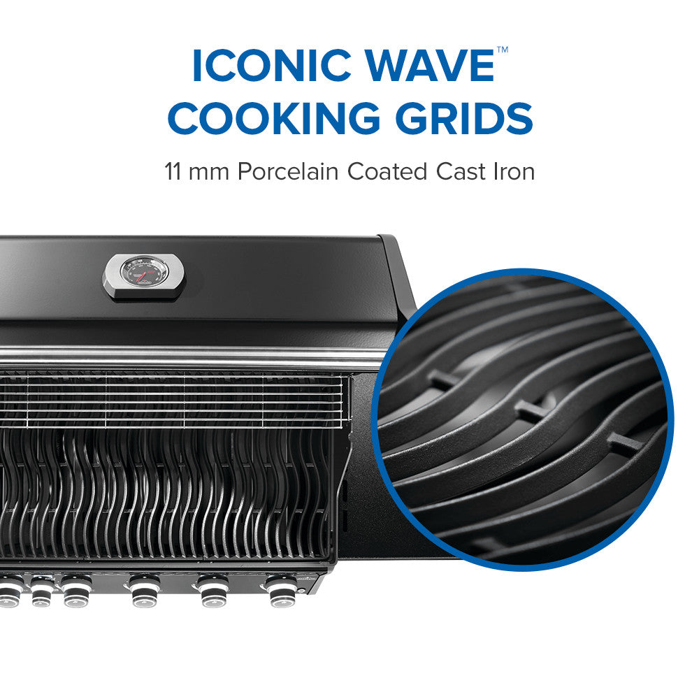 Napoleon Rogue PRO 625 SIB Natural Gas Grill with Infrared Side Burner RP625SIBNK-2