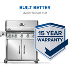 Napoleon Rogue PRO 625 SIB Natural Gas Grill with Infrared Side Burner RP625SIBNSS-2