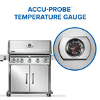 Napoleon Rogue PRO 625 SIB Natural Gas Grill with Infrared Side Burner RP625SIBNSS-2