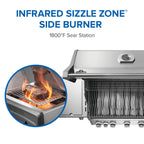 Napoleon Rogue PRO 625 SIB Natural Gas Grill with Infrared Side Burner RP625SIBNSS-2