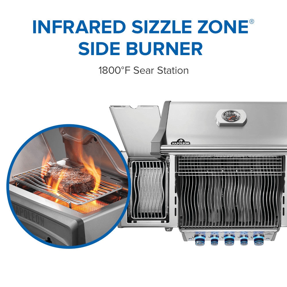 Napoleon Rogue PRO-S 425 RSIB Grill with Infrared Side and Rear Burner RPS425RSIBNSS-2