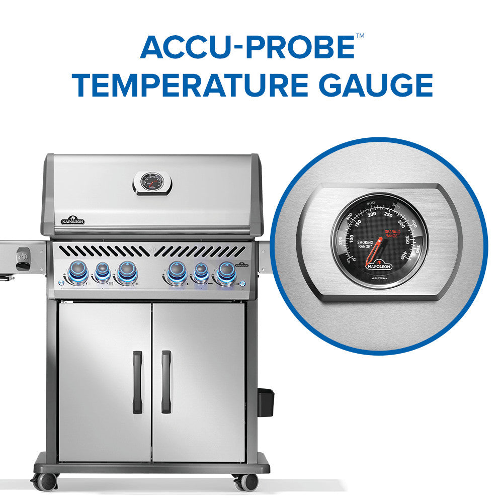 Napoleon Rogue PRO-S 525 RSIB Natural Gas Grill with Infrared Side and Rear Burner RPS525RSIBNSS-2