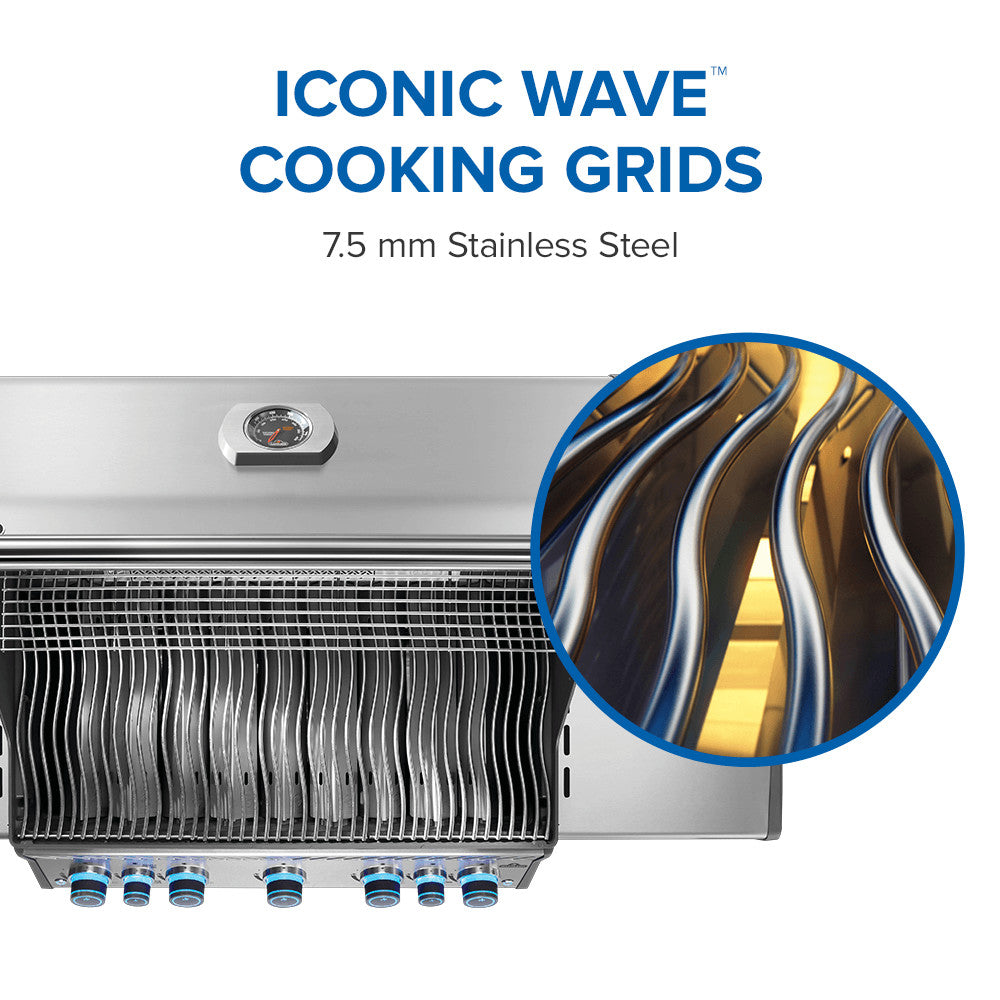 Napoleon Rogue PRO-S 625 RSIB Natural Gas Grill with Infrared Side and Rear Burner RPS625RSIBNSS-2