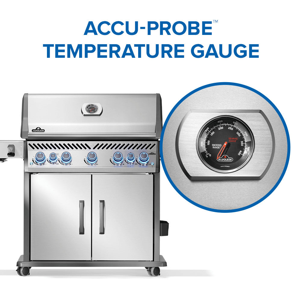Napoleon Rogue PRO-S 625 RSIB Natural Gas Grill with Infrared Side and Rear Burner RPS625RSIBNSS-2
