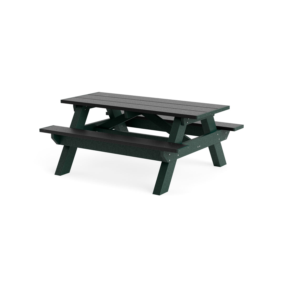 Polly Products Standard Picnic Tables - SPT6-GN-BK-NEW-WEB.jpg